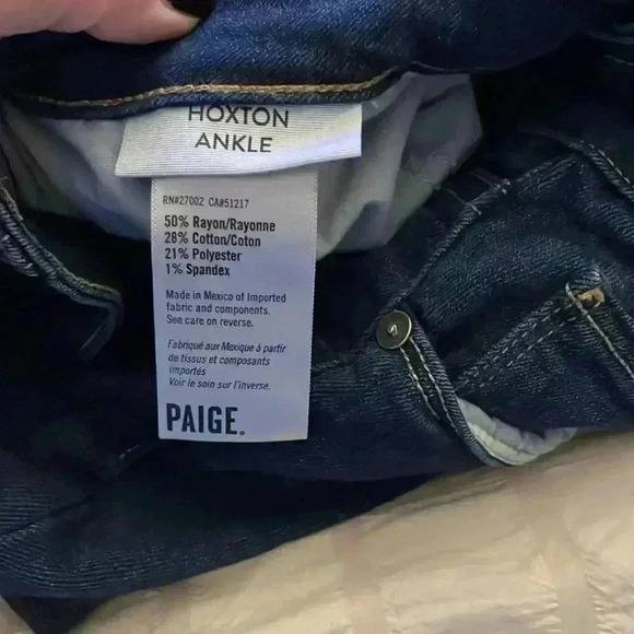 PAIGE jeans - hoxton ankle jeans - size 29 - Picture 5 of 9